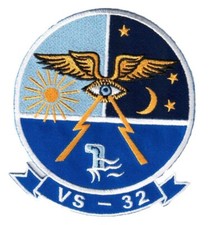 VS-32 Maulers 1970s Squadron Patch – Plastic Backing picture