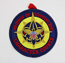 2001 Character Counts Friends of Scouting Boy Scouts of America BSA Patch picture