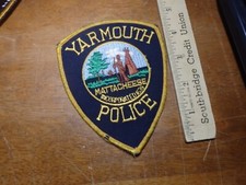 YARMOUTH MASSACHUSETTS POLICE COLLECTIBLE OBSOLETE SHOULDER   PATCH BX 25#11 picture