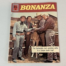 DELL  COMICS - BONANZA  #1283 - EARLY WESTERN CLASSIC 1962 TV SERIES picture