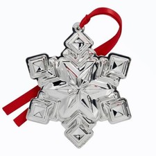 Gorham Annual 2026 Sterling Silver Snowflake Ornament 57th. Collectors Edition picture