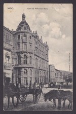 SPAIN, Vintge postcard, Vigo, Calle de Policarpo Sanz picture