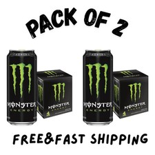(2 PACK) Monster Energy, Original, Energy Drink, 4 Pack EACH - 16 Fl Oz picture