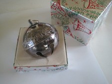 Wallace Silversmith Bell 1986 Silver Plate Engraved With Bill & Ruth picture