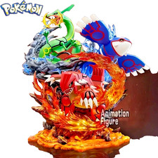 35cm/13.78in Pokemon Anime Figure Groudon Kyogre Rayquaza Action Figures Pvc picture