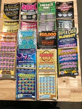 $10,000 Worth of Indiana NON-WINNING used Lottery Scratch off Tickets 2025 picture