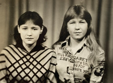 Beautiful Girls Pretty Attractive Young Women Soviet Vintage Photo USSR Portrait picture