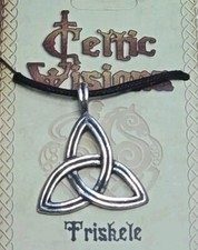 Celtic Visions Triquetra Pendant Wiccan Pagan Made in USA New picture
