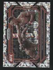 2021 Panini Prizm UFC Israel Adesanya #120 Silver Disco Prizm picture
