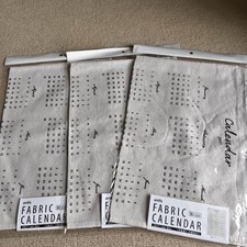 amifa Fabric Calendar 2027 B3 Size 3-Piece Set, Wall Organizer picture