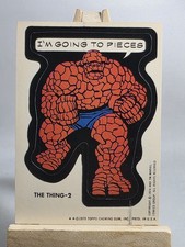 Vintage 1975 Topps Marvel Comic Book Heroes Stickers The Thing-2 **2 Asterisks  picture