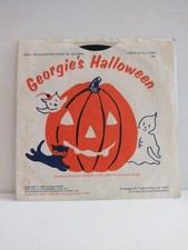 VINTAGE GEORGIE'S HALLOWEEN RECORD BASED ON BOOK 1972 NICE FOR DISPLAY  picture