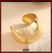 Vintage Oversized Wide Cuff Bracelet picture