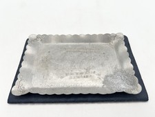 1901 Weyauwega WI Soldiers Monument Souvenir Aluminum Tray Civil War Memorial picture