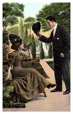 Romance, Couple in Park picture