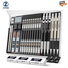 35PCS Art Mechanical Pencils Set, 3 PCS Metal Drafting Pencil 0.5 mm & 0.7 mm & picture