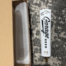 Garage Beer Original White Classic Beer Tap Handle Kelce Brothers New In Box picture