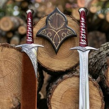 Hand Forged Bilbo Frodo Baggins Sword Replica Steel Rings of Power Movie Sword picture