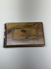 Antique c1900 Flowers of the Holy Land Jerusalem Olive Wood Album Judaica picture