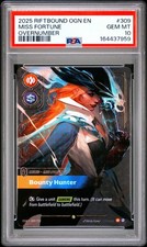 RIFTBOUND: LEAGUE OF LEGENDS OGN-ORIGINS MISS FORTUNE - BOUNTY HUNTER PSA 10 picture
