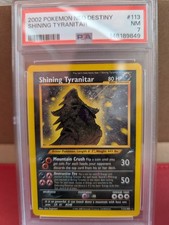 2002 SHINING TYRANITAR 113/105 NEO DESTINY POKEMON PSA 7 VINTAGE WOTC picture
