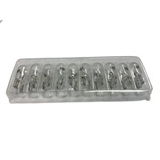 555, 6.3V .25A T3-1/4, Small Wedge Base Lamp Light Bulb - Clear - Box of 10 picture