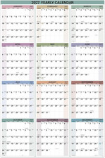 2027 Yearly Wall Calendar - Jan. 2027 - Dec.2027, 34.4