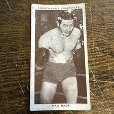 1938 Churchman's Boxing Personalities - Max Baer #3 (3) picture