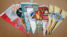 9 x Vintage Camping club of Gt Britain & Other Countries Pennents. Mixed Lot picture