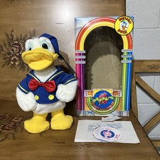 Vintage 1987 World of Wonder Little Boppers Donald Duck with Tags/Box Nonworking picture