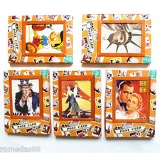 5 Lots 160pcs Collectable Classical Movie Rock Star Ads Poster Vintage Postcards picture