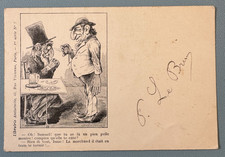 Antisemitic Satirical Postcard Paris Series No. 7 Chanteclair picture
