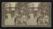 Lower East Side New York City 1907 Hebrew District Crowded Street Scene picture