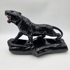 Mid Century Black Panther Tv Lamp Or Planter. picture