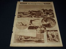1925 AUGUST 16 NEW YORK TIMES PICTURE SECTION - BOBBY JONES - BABE RUTH- NT 9473 picture