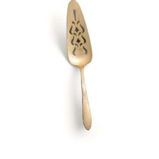 Cake Pie Server Serving King Edward Silverplate National Silver 1936 1951 Floral picture
