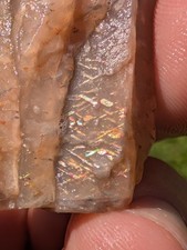 Australian Rainbow Lattice Sunstone 180ct crystal matrix specimen rare gemstone  picture