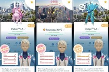 Pokémon GO Lv71 Acct w✨Shundo New York🗽BG Rayquazza picture