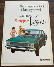 1967 Singer Vogue - Vintage Original 12-Page Dealer Sales Brochure Catalog CLEAN picture