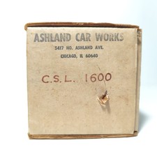 Ashland Car Works C.S.L. 1600 Chicago Surface Lines O Scale Streetcar Trolley Ki picture