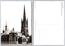 Vintage Riddarholm Church Stockholm Sweden RPPC Postcard Deckled Edges picture