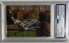 CHRIS ROCK Signed 2005 Madagascar AUTO Marty the Zebra PSA/DNA Slabbed Autograph picture