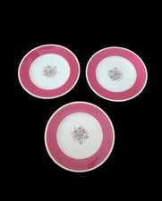Vintage Minton Cabinet plate signed by artist B. Smith Made in England lot x3 picture