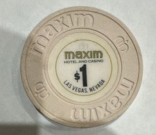 Maxim $1 vintage las vegas casino chip picture