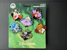 New Disney Parks Trading Pin 2026 Evil Villains Set Of 6 New With Tags picture