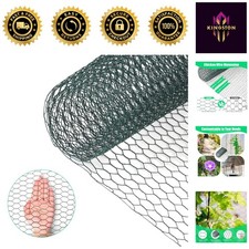15.7 x 90.5 Inches Galvanized Chicken Wire - Ideal for Poultry, Garden, & DIY picture