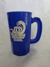 Vintage Loch Ness Monster Busch Gardens Williamsburg VA Blue Souvenir Mug picture
