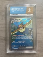 Pokémon Card TCG - Pidgeot EX - 225/197 - SIR - Obsidian Flames - Graded Ace 9 picture