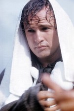 Marlon Brando 1960's era with white towel on his head 8x12 inch Poster picture