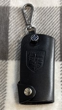 Porsche Crest Keychain Leather Cover Set Car Collection Original Official item picture